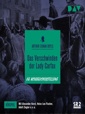 cover image of Das Verschwinden der Lady Carfax (Hörspiel)